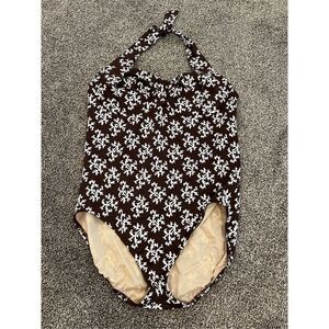 Lands’ End size 18 one piece halter swim suit